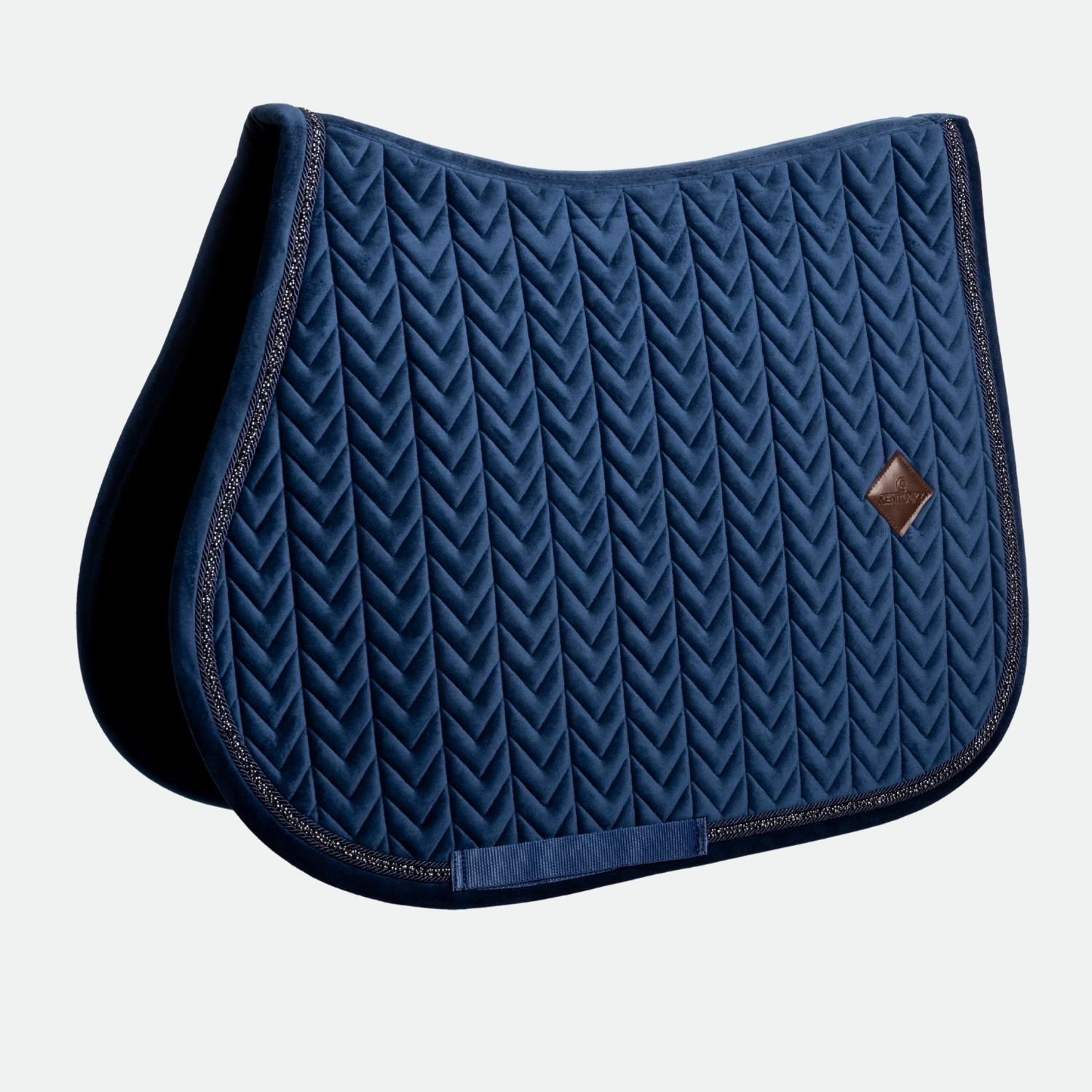 Kentucky-Horsewear-Tapis-De-Cso-Velvet-Mini-Pearls-Marine-cheval-occasion-3-ART0699899 Kentucky Horsewear - Tapis De Cso Velvet Mini Pearls Marine – Image 1