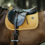 Kentucky Horsewear - Tapis De Cso Velvet Mixte Moutarde – Image 2