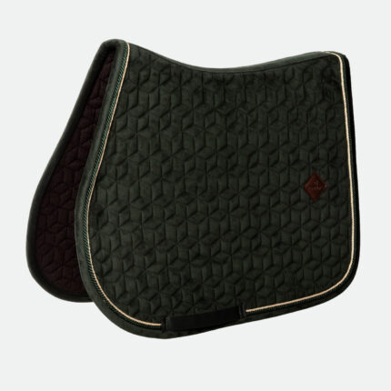 Kentucky Horsewear - Tapis De Cso Velvet Vert Foncé