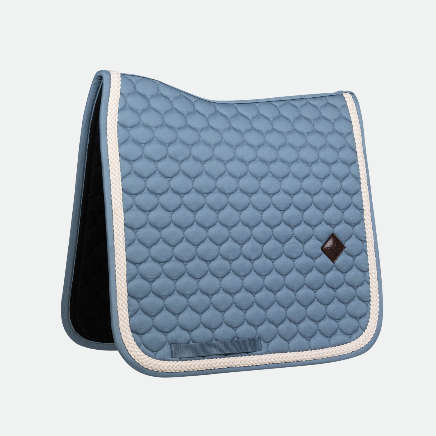 Kentucky-Horsewear-Tapis-De-Dressage-Plaited-Cord-Bleu-Clair-cheval-occasion-1-ART0603883 Kentucky Horsewear - Tapis De Dressage Plaited Cord Bleu Clair – Image 1