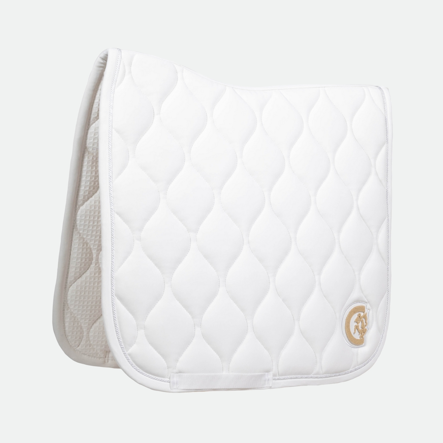 Kentucky-Horsewear-Tapis-De-Dressage-Wave-Blanc-cheval-occasion-4-ART0603896 Kentucky Horsewear - Tapis De Dressage Wave Blanc – Image 1