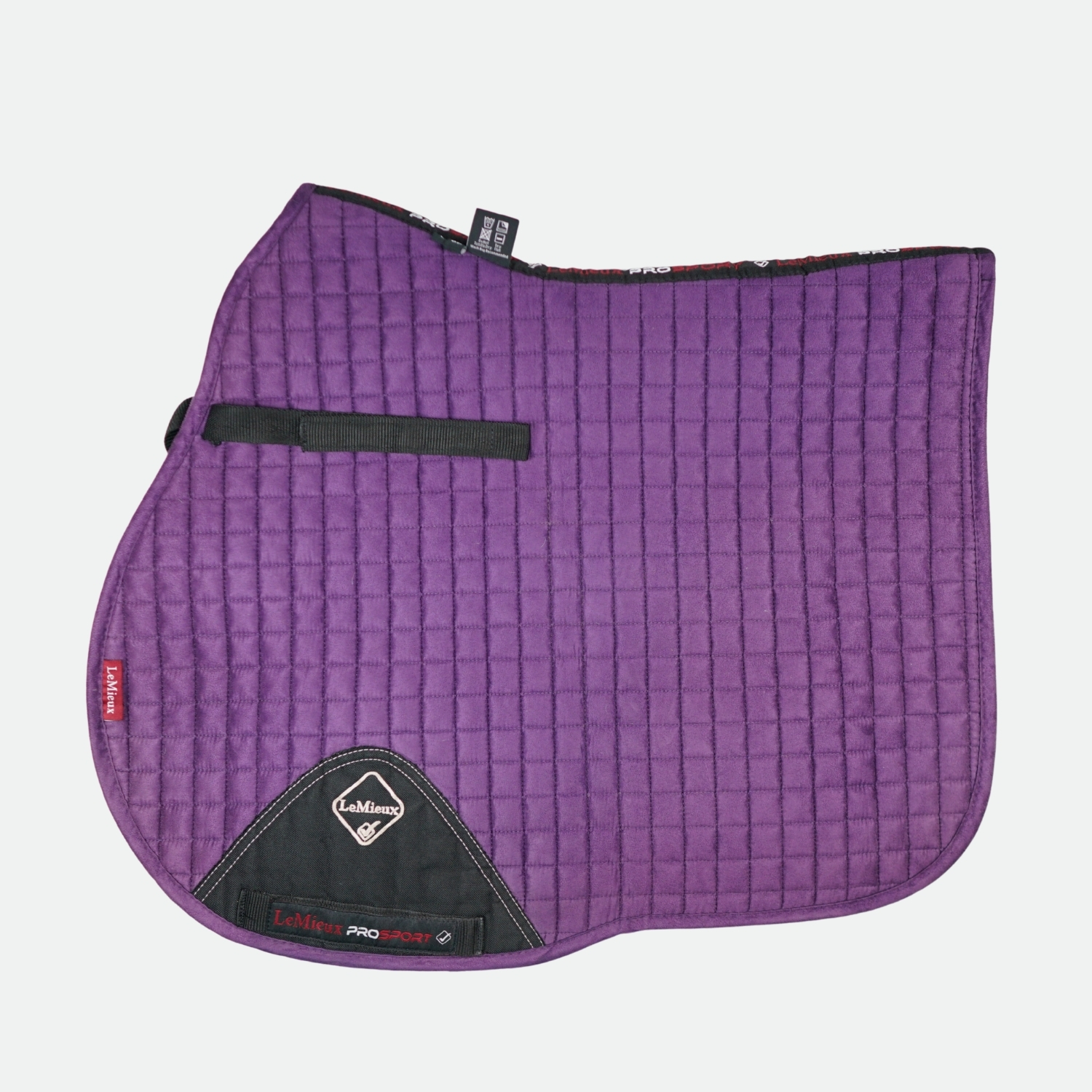 Lemieux-Tapis-De-Cso-Suede-Gp-Square-Blackcurrent-cheval-occasion-2-ART0659700 Lemieux - Tapis De Cso Suede Gp Square Blackcurrent – Image 1