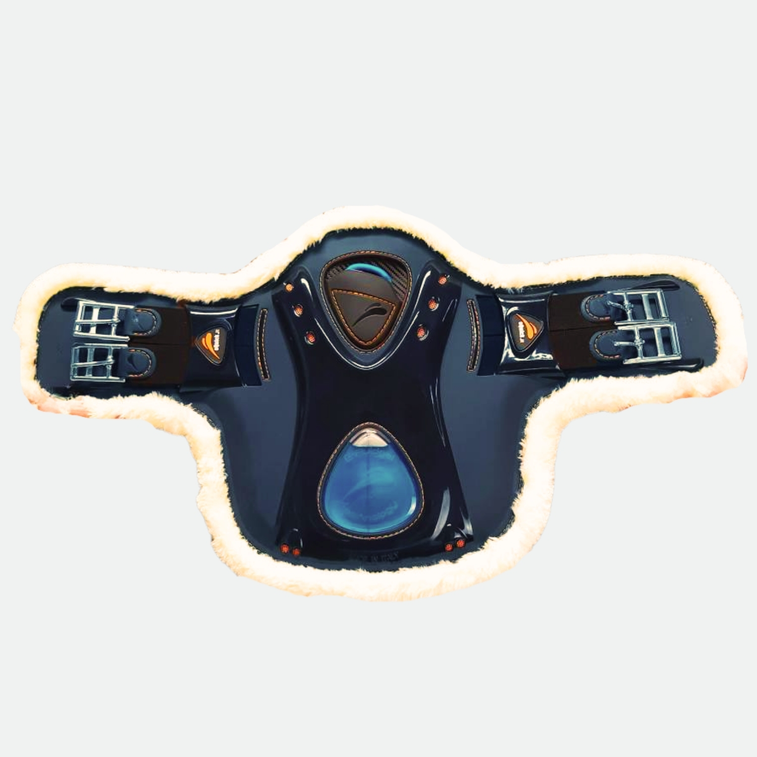 Equick-Sangle-Bavette-Courte-Eonyx-Fluffy-Noir-cheval-occasion-3-ART0711571 Equick - Sangle Bavette Courte Eonyx Fluffy Noir – Image 1