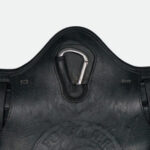 Forestier Sellier - Sangle Bavette Courte Sans Cache Mousqueton Noir – Image 2