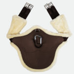 Kentucky Horsewear - Sangle Bavette Anatomique Sheepskin Marron