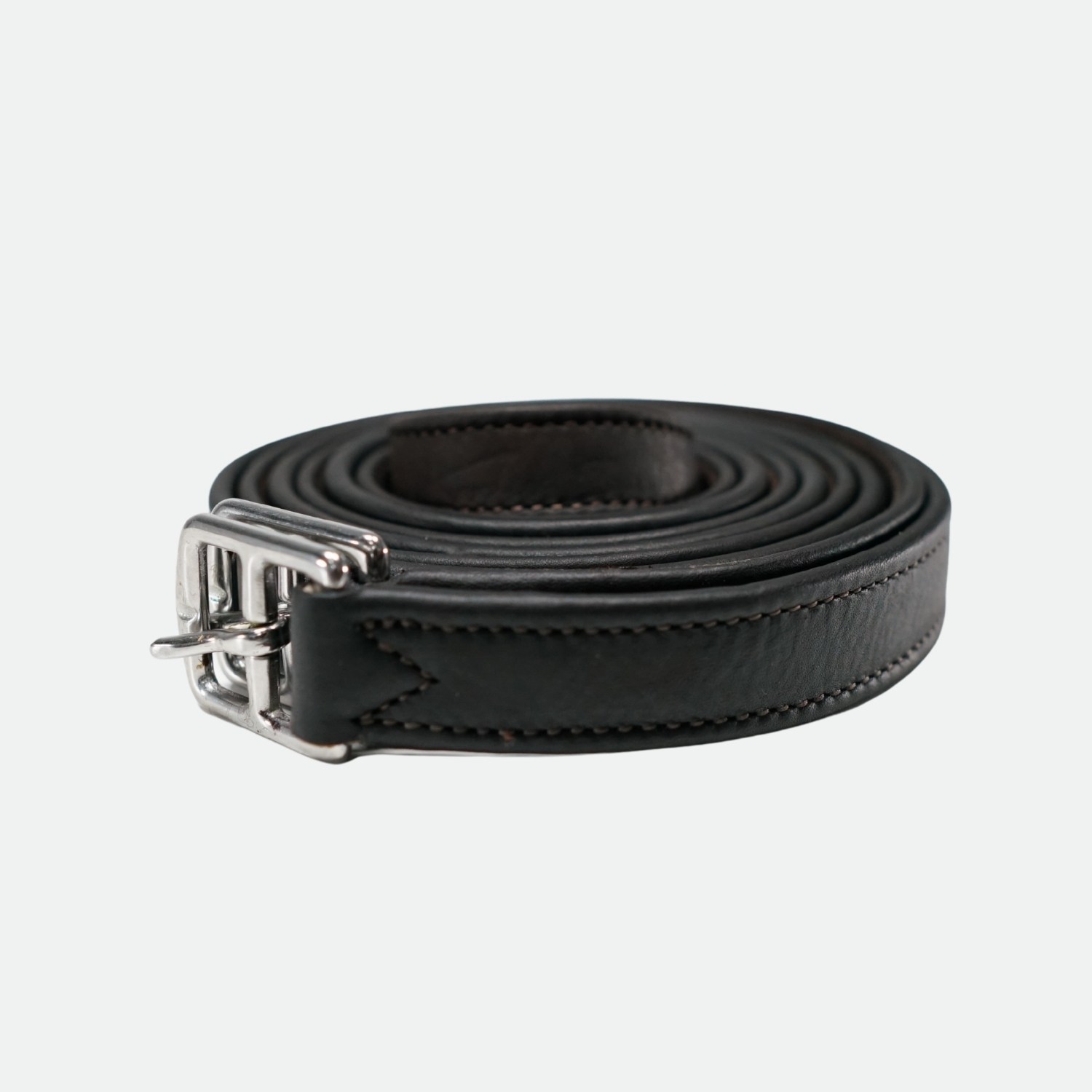 Butet-Sellier-Etrivieres-Doublees-Standard-Cachou-cheval-occasion-3-ART0010715 Butet Sellier - Etrivières Doublées Standard Cachou – Image 1