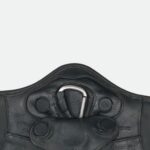 Forestier Sellier - Sangle Bavette Longue Avec Cache Mousqueton Noir – Image 3