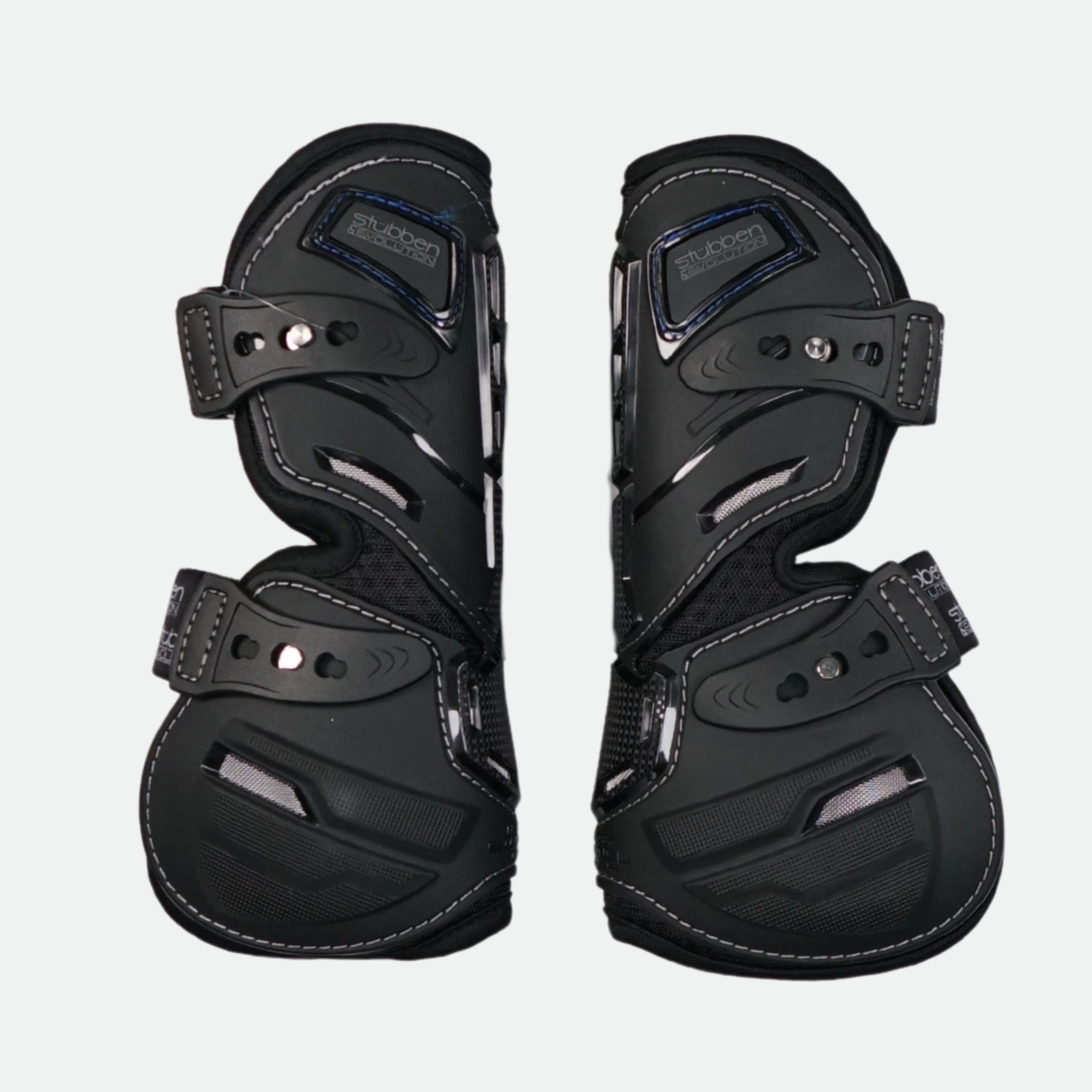 Stubben-Guetres-Ouvertes-Hybrid-Noir-cheval-occasion-3-ART0705164 Stübben - Guêtres Ouvertes Hybrid Noir – Image 1