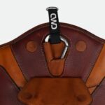 Cwd Sellier - Sangle Bavette Flexmotion Sport Color Châtaigne / Fuchsia – Image 3