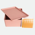 Grooming Deluxe - Boîte à nourriture pour cheval avec couvercle old rose – Image 2