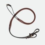 Hfi - Rênes Caoutchouc Marron