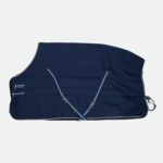 Horseware - Couverture De Box Rambo 400G Bleu Marine, Blanc
