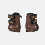 Kentucky Horsewear - Protège Boulets Double Coque Élastiques Max Old Marron – Image 2