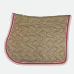 Rg Italy - Tapis De Cso Bingo À Vagues Personnalisé Taupe, Rose