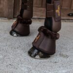 Kentucky Horsewear - Cloches Mouton En Cuir Marron/Marron – Image 2