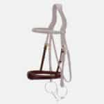 Dy'on - Muserolles Anatomique sans Noseband D Collection Marron