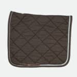 Rg Italy - Tapis De Dressage Coton À Carreaux Strass Marron